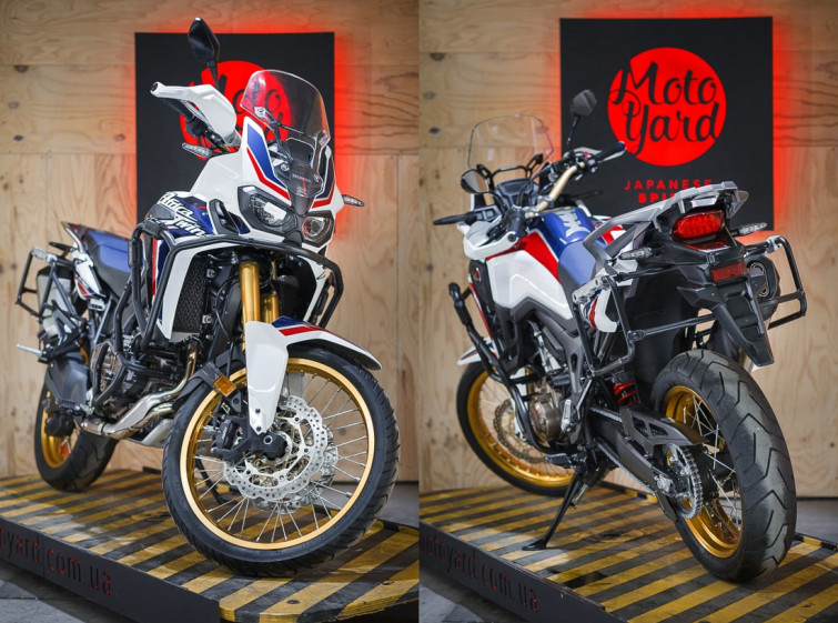 Мотоцикл Honda africa twin CRF 1000 DCT ABS с пробегом 9948 км