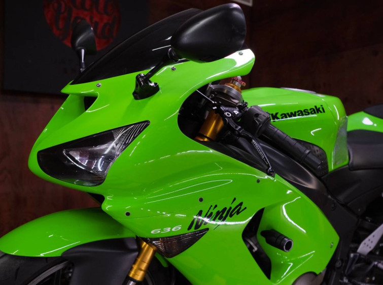 Мотоцикл Kawasaki ZX-6R с пробегом 23865 км