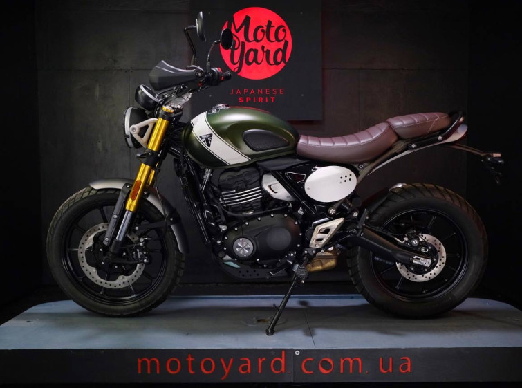 Мотоцикл Triumph Scrambler 400X Новый с пробегом 2 км