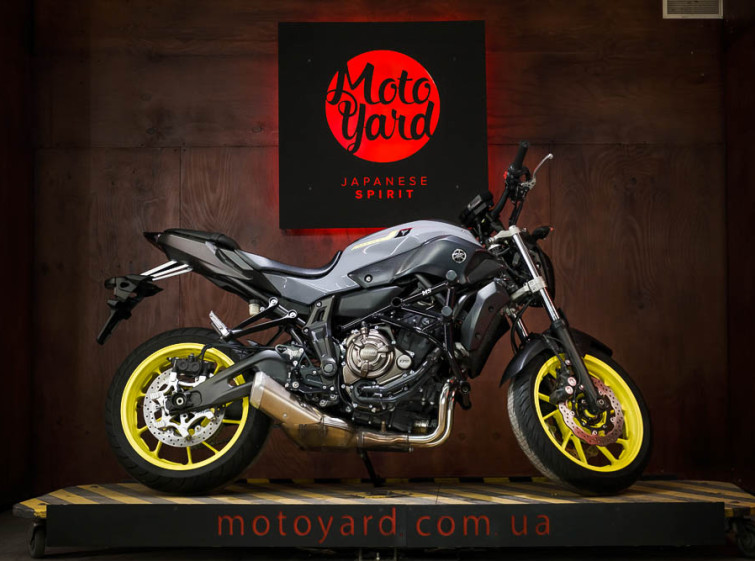 Мотоцикл Yamaha MT-07 ABS с пробегом 15560 км