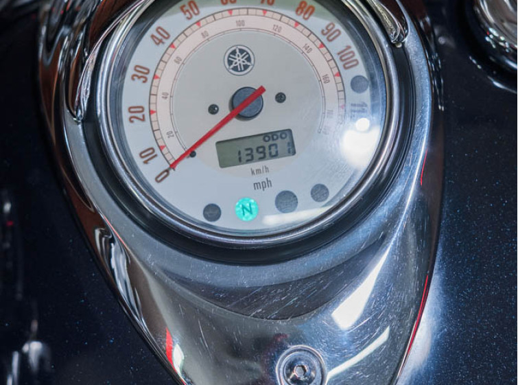 Мотоцикл Yamaha Drag Star 1100 с пробегом 13901 миль