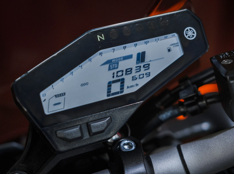 Мотоцикл Yamaha MT-09 с пробегом 10839 км
