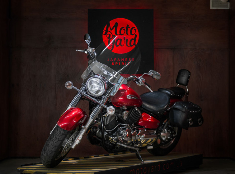 Мотоцикл Yamaha Drag Star 1100 с пробегом 11922 миль