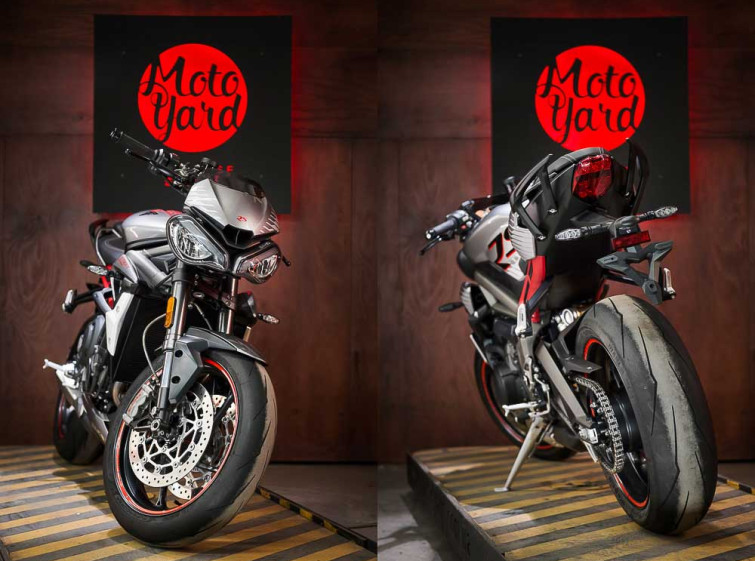 Мотоцикл Triumph Street Triple Максимальная комплектация Состояние нового с пробегом 3588 км