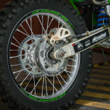 Мотоцикл Kawasaki KDX220SR з пробігом 3596 км