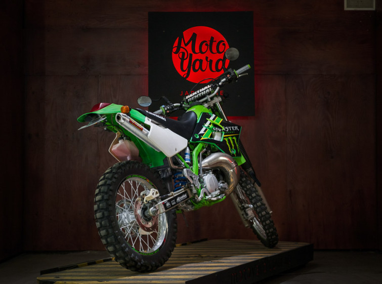 Мотоцикл Kawasaki KDX220SR з пробігом 3596 км