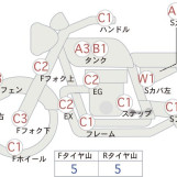 Мотоцикл Yamaha TZR250 з пробігом 19425 km