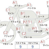 Мотоцикл Kawasaki GPZ400 з пробігом 12222 km