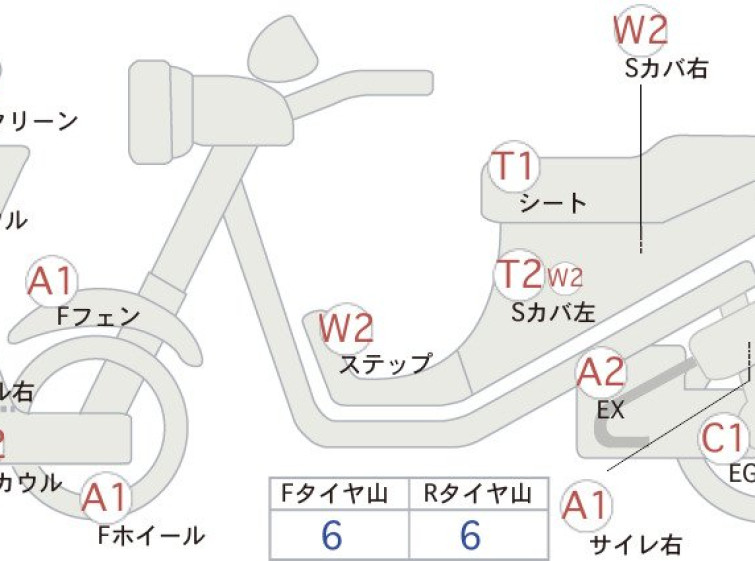Мотоцикл Yamaha T-MAX530A с пробегом 40045 km