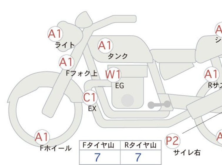 Мотоцикл Yamaha MT-07A с пробегом 22138 km