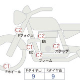Мотоцикл Yamaha TRICKER з пробігом 170 km