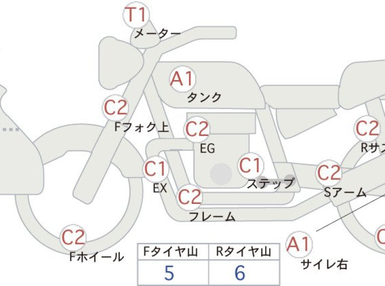 Мотоцикл Honda VTR1000F с пробегом 13014 km