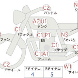 Мотоцикл Yamaha SR400 з пробігом 4393 km