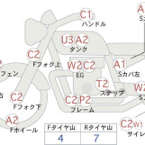 Мотоцикл Kawasaki GPZ400R з пробігом 53105 km