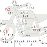 Мотоцикл Kawasaki NINJA400 с пробегом 6913 km