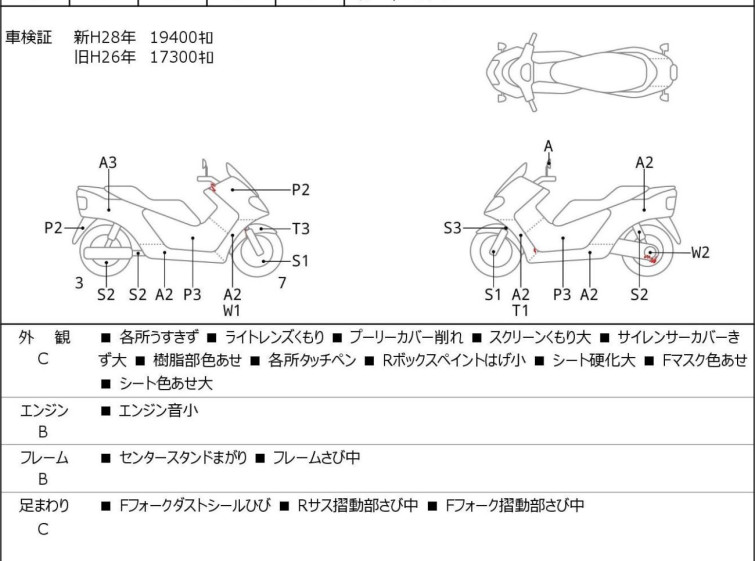 Мотоцикл Honda SILVERWING400GT з пробігом 20179 km