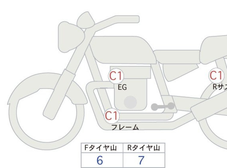 Мотоцикл Honda GB350 с пробегом 6516 km