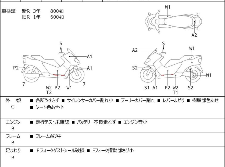 Мотоцикл Honda SILVERWING600 с пробегом 923 km