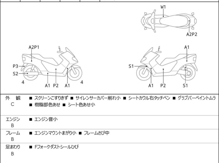 Мотоцикл Yamaha X-MAX250 с пробегом 57754 km