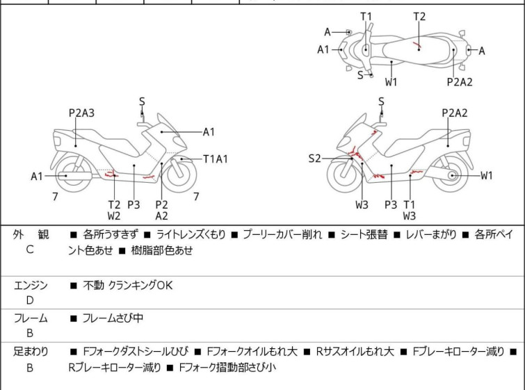Мотоцикл Yamaha MAJESTY 250C с пробегом 49027 km