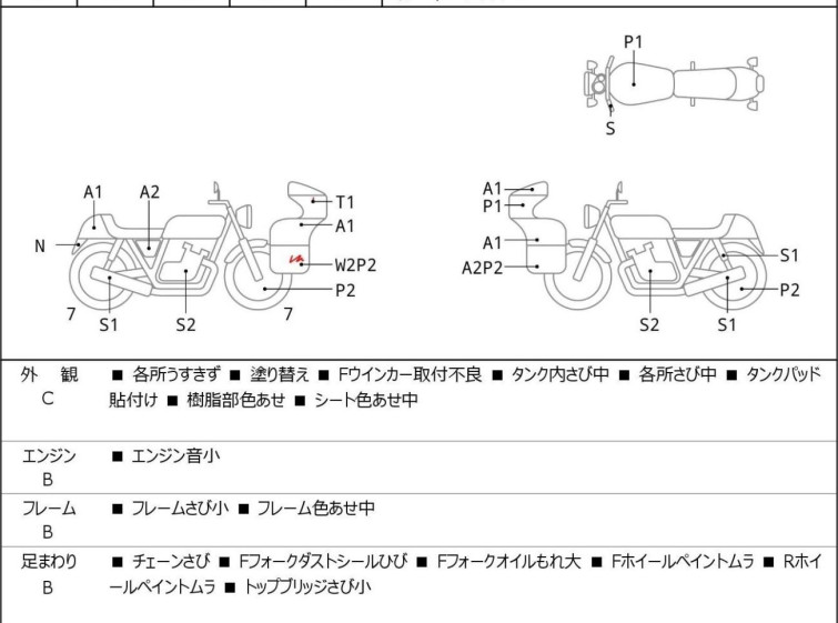 Мотоцикл Yamaha TZR250 с пробегом 22260 km