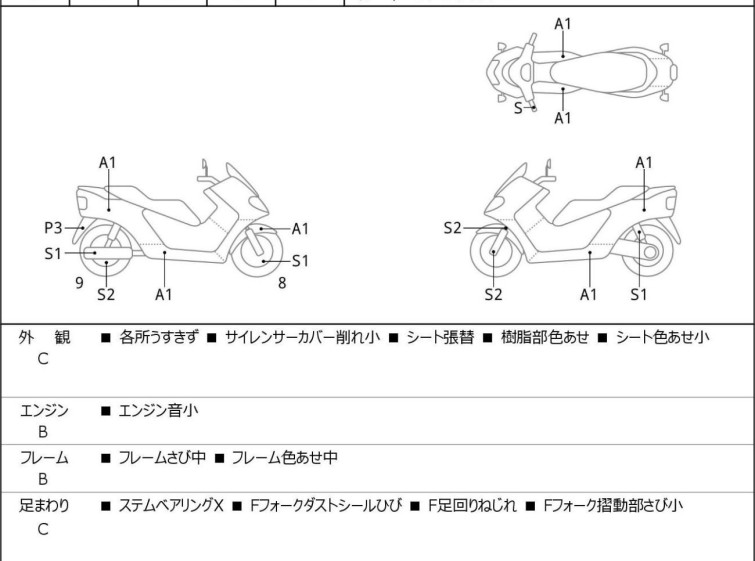 Мотоцикл Honda PS250 BIG RUCKUS с пробегом 20372 km