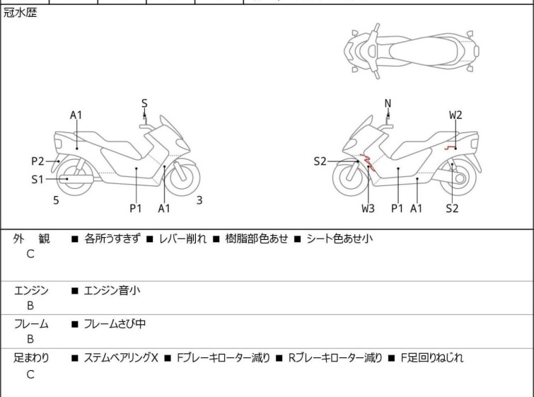 Мотоцикл Yamaha X-MAX250 з пробігом 55686 km