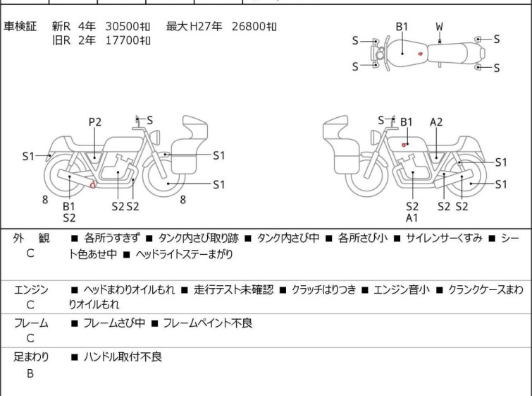 Мотоцикл Kawasaki W1SA з пробігом 30662 km
