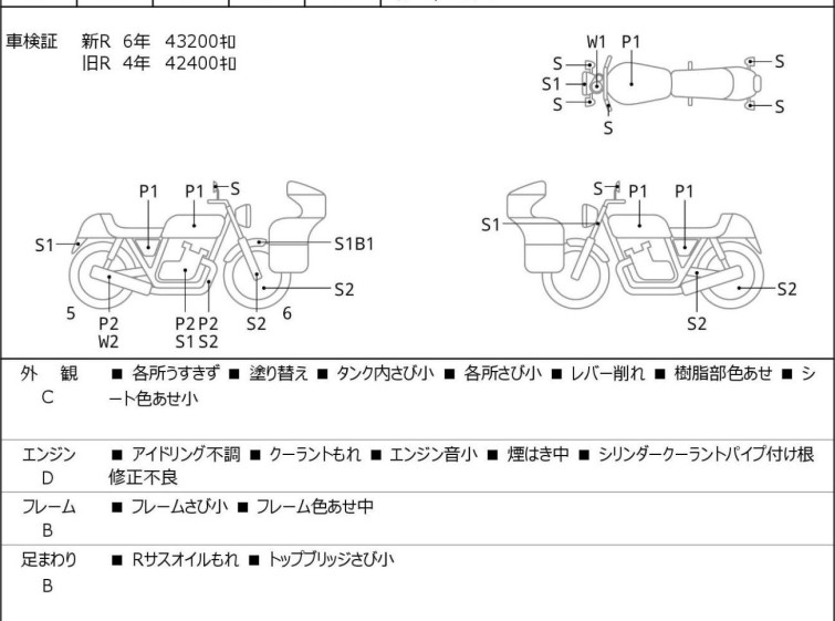 Мотоцикл Honda CB400FOUR с пробегом 43403 km