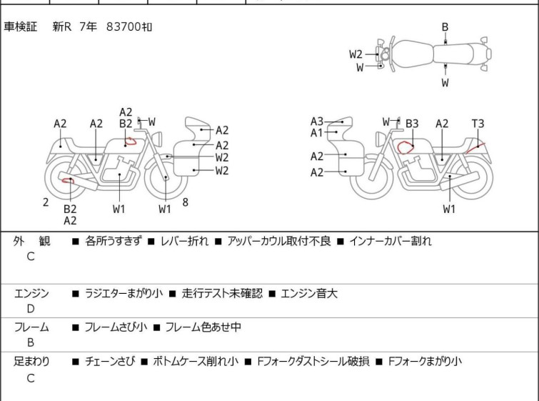Мотоцикл Honda CBR400R с пробегом 85033 km