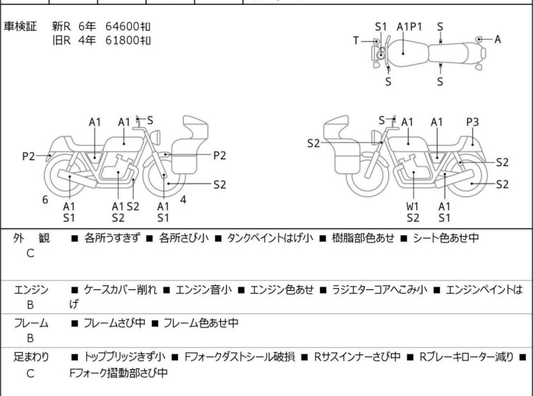Мотоцикл Kawasaki ZRX1100 з пробігом 65847 km