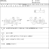Мотоцикл Honda CRF250M с пробегом 8777 km