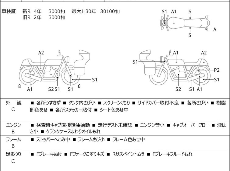 Мотоцикл Honda GL1500C F6C VALKYRIE с пробегом 3066 km