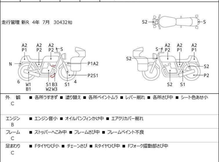 Мотоцикл Honda MAGNA250 з пробігом 16483 km