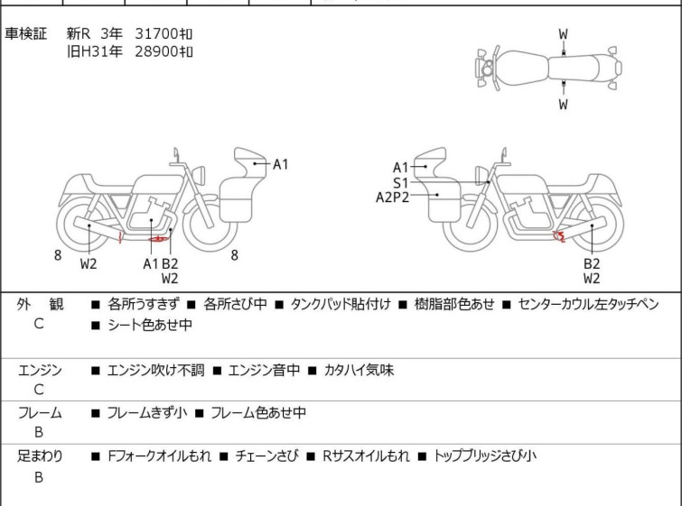 Мотоцикл Honda VTR1000F з пробігом 32875 km