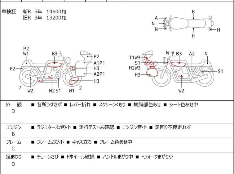 Мотоцикл Honda CBR400R з пробігом 41544 km