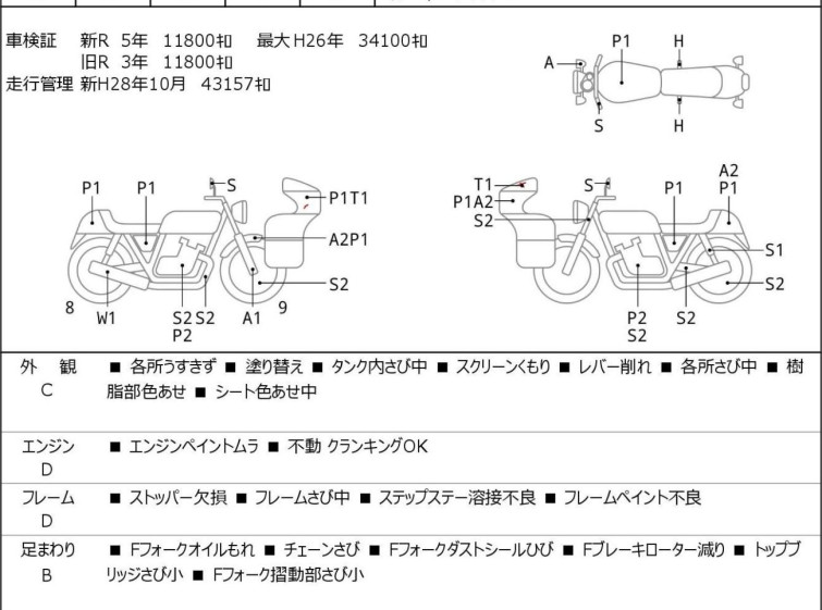 Мотоцикл Suzuki GSX400S KATANA с пробегом 12021 km