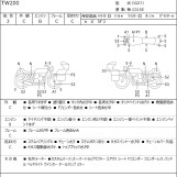 Мотоцикл Yamaha TW200 с пробегом 7829 km