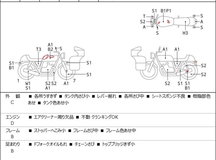 Мотоцикл Suzuki GS450T с пробегом 6947 m