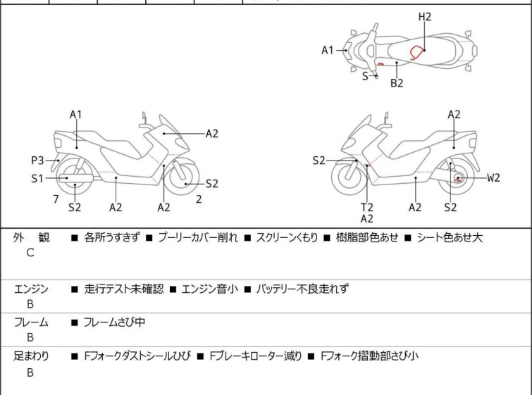 Мотоцикл Yamaha MAXAM250 с пробегом 33729 km