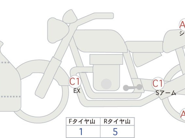 Мотоцикл Yamaha YZF-R7 с пробегом 8111 km