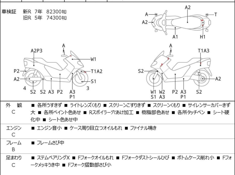 Мотоцикл Honda SILVERWING400 с пробегом 87228 km