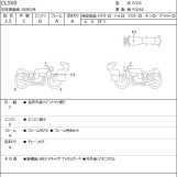 Мотоцикл Honda CL500 с пробегом 6438 km