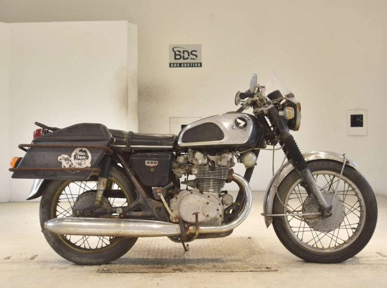 Мотоцикл Honda CB450 с пробегом 1521 km
