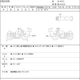 Мотоцикл Honda CB250R с пробегом 44065 km
