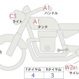 Мотоцикл Suzuki GSR250 з пробігом 10637 km