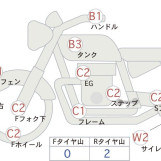 Мотоцикл Kawasaki GPX250R з пробігом 9254 km