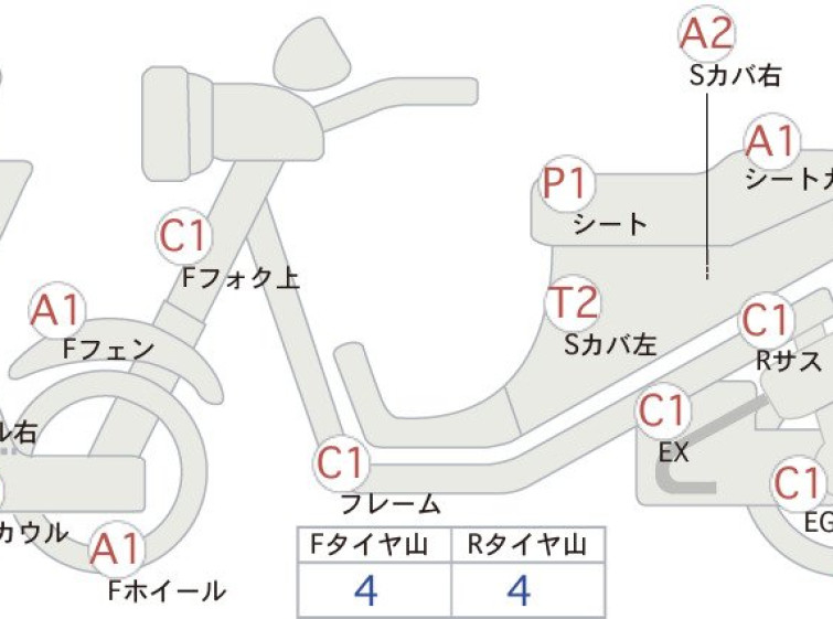 Мотоцикл Yamaha T-MAX530A з пробігом 46057 km