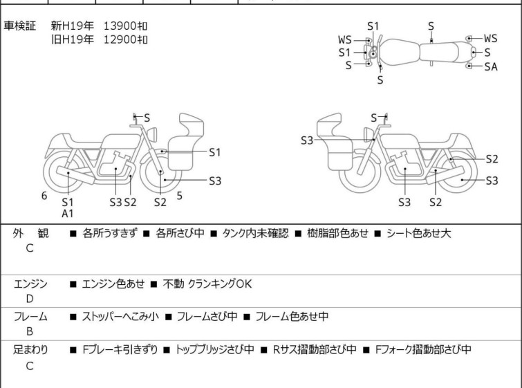 Мотоцикл Yamaha VIRAGO XV400 з пробігом 14152 km