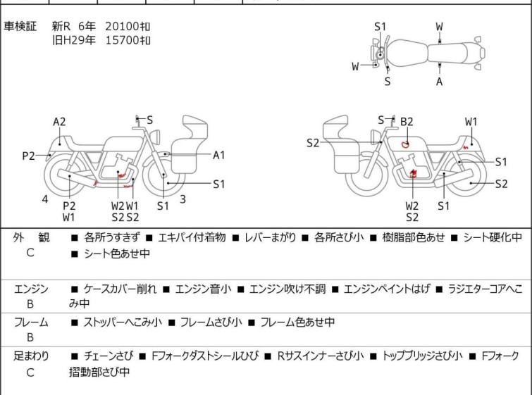 Мотоцикл Yamaha XJR400 з пробігом 22582 km